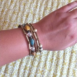 Multi-Layered Beaded Bracelet